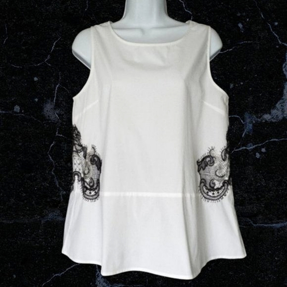 Kobi Halperin Hollow Out Lace Embellished Blouse